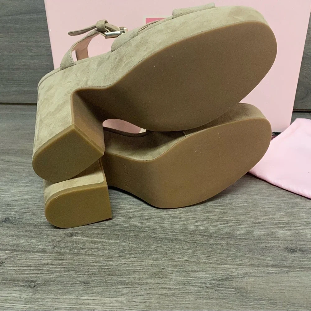 Kate Spade | Grace Platform Sandals Roasted Almond